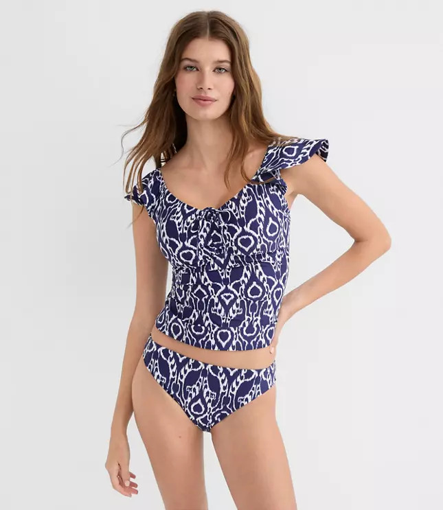 LOFT Beach Ikat Classic Bikini Bottom | LOFT