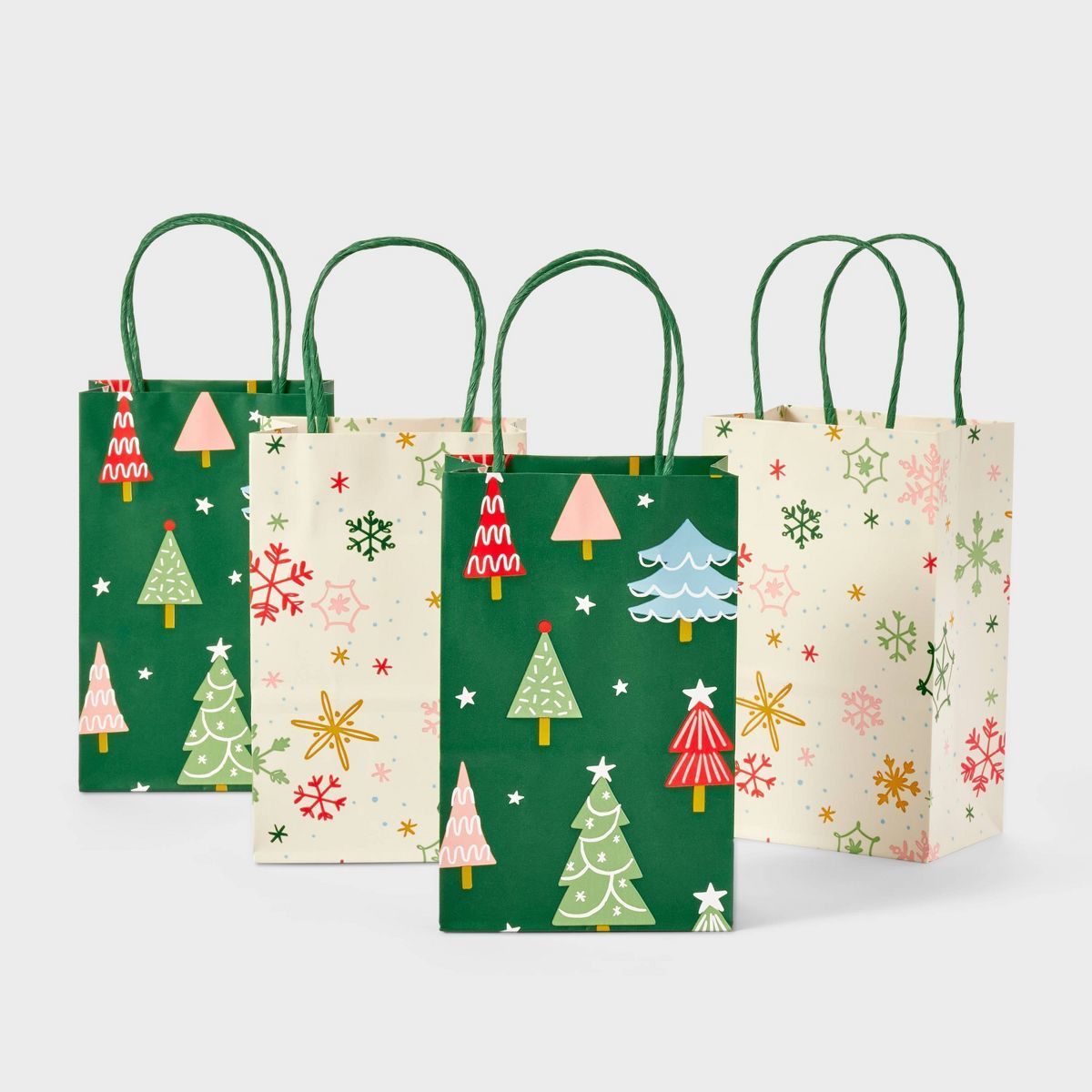 XS 4pk Christmas Gift Bags - Spritz™ | Target