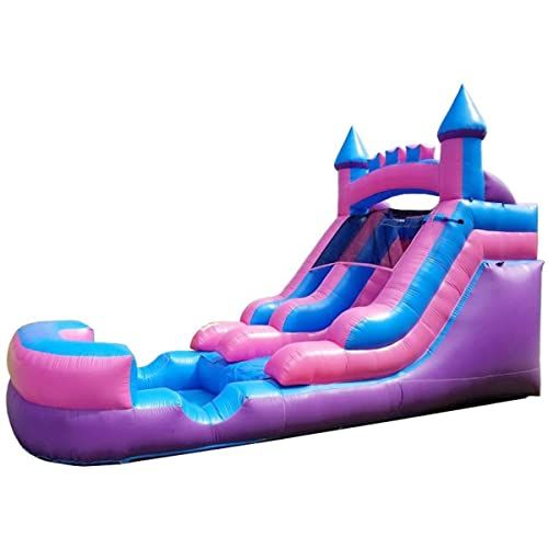 Pogo Bounce House Pink Crossover Inflatable Water Slide | 12-Foot Tall x 21-Foot Long x 9-Foot Wide  | Amazon (US)