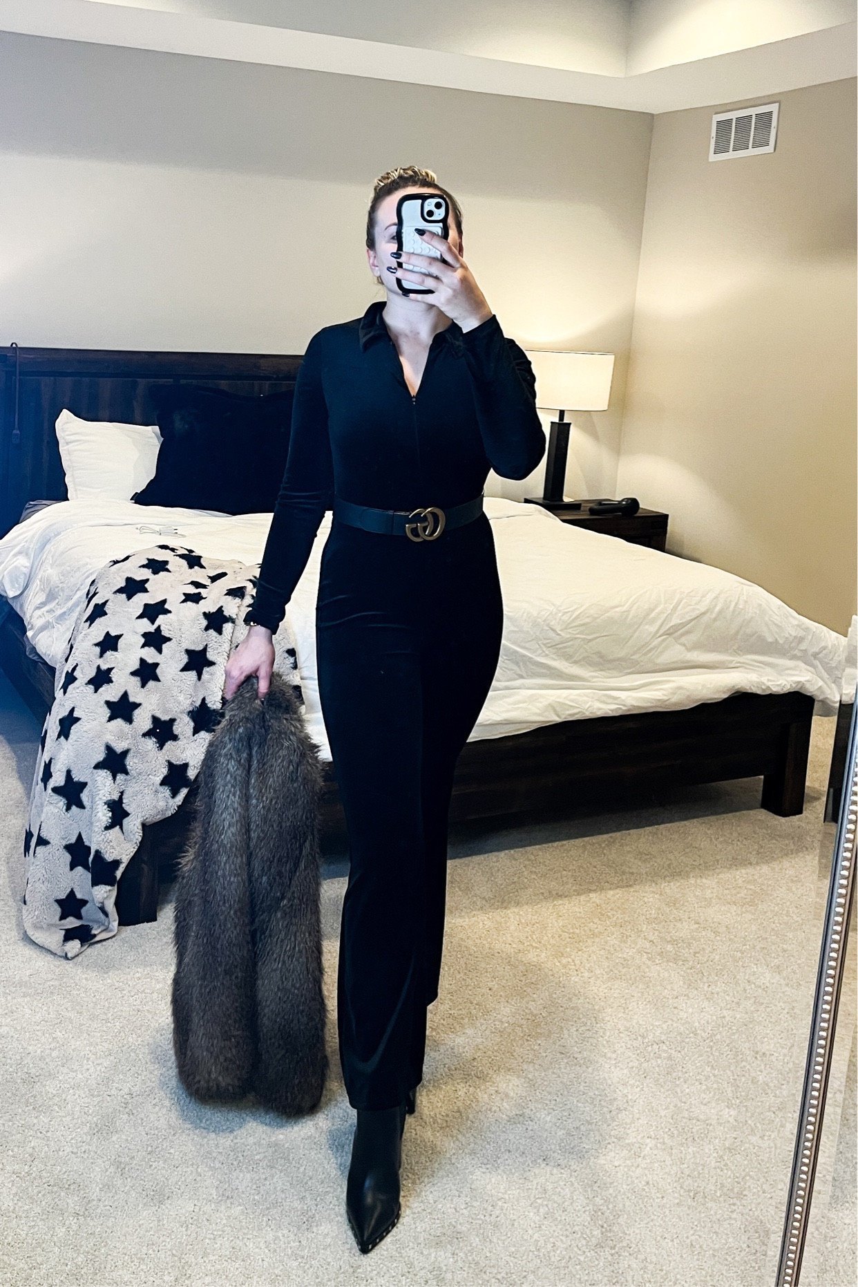This velvet jumpsuit is giving me all the feels! It’s extremely soft to the touch and comfy to wear. I added a belt to define the waist and since it’s in the 20’s here I have a faux fur vest that pairs well with it. 

#VelvetJumpsuit #Velvet #Jumpsuit #LongSleeveJumpsuit #Fauxfur #FauxFurVest #WinterOutfit #VelvetOutfit #VelvetJumpsuitForWomen #Women’sJumpsuits



Ways to Shop:
✨Direct Link ->> 
✨Click links in insta stories
✨Click link in my IG bio
✨DM me or comment for links 
✨Shop my LTK on the LTK app: AlixKermes

Everything is linked on my profile in the @shop.Itk app.
Search ALIXKERMES in the search bar to find & follow my profile. You can also source all links by clicking on the link in my bio 

Favorite  the items you love so you get price drop alerts on them if they go on sale!

Valentines party outfit, date night outfit, ski, snowboard, gifts for her, gifts for him, sweater dresses, sets, jeans, sneakers, boots, winter outfit, bedroom bedding, baby,, shoes, kids, you name it, I’m looking for the best finds out there.

ltk.creators #ltk #ltkfashion #ltksalealert #ltkstyletip #ltkunder100 #ltkunder50 #ltkwinter #shopltk #sweater #fashion #gift #mom #dadgift

#LTKfindsunder50 #LTKSeasonal #LTKstyletip