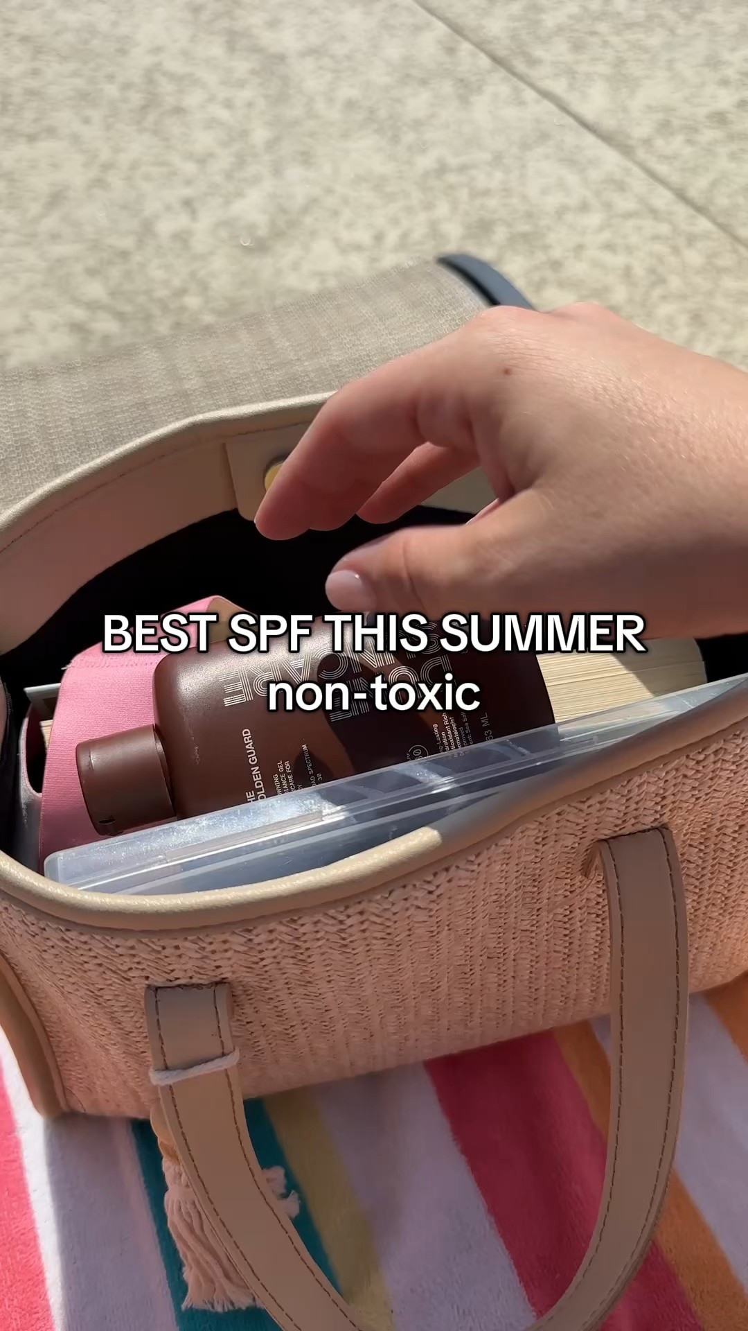 Pool bag must have ☀️ 

#spf 

#LTKSeasonal #LTKFindsUnder50 #LTKBeauty