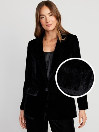 Velvet Blazer for Women | Old Navy (US)