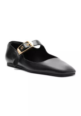 Arezzo Women's Elena Ballet Flats, Black, 7.5M | Belk