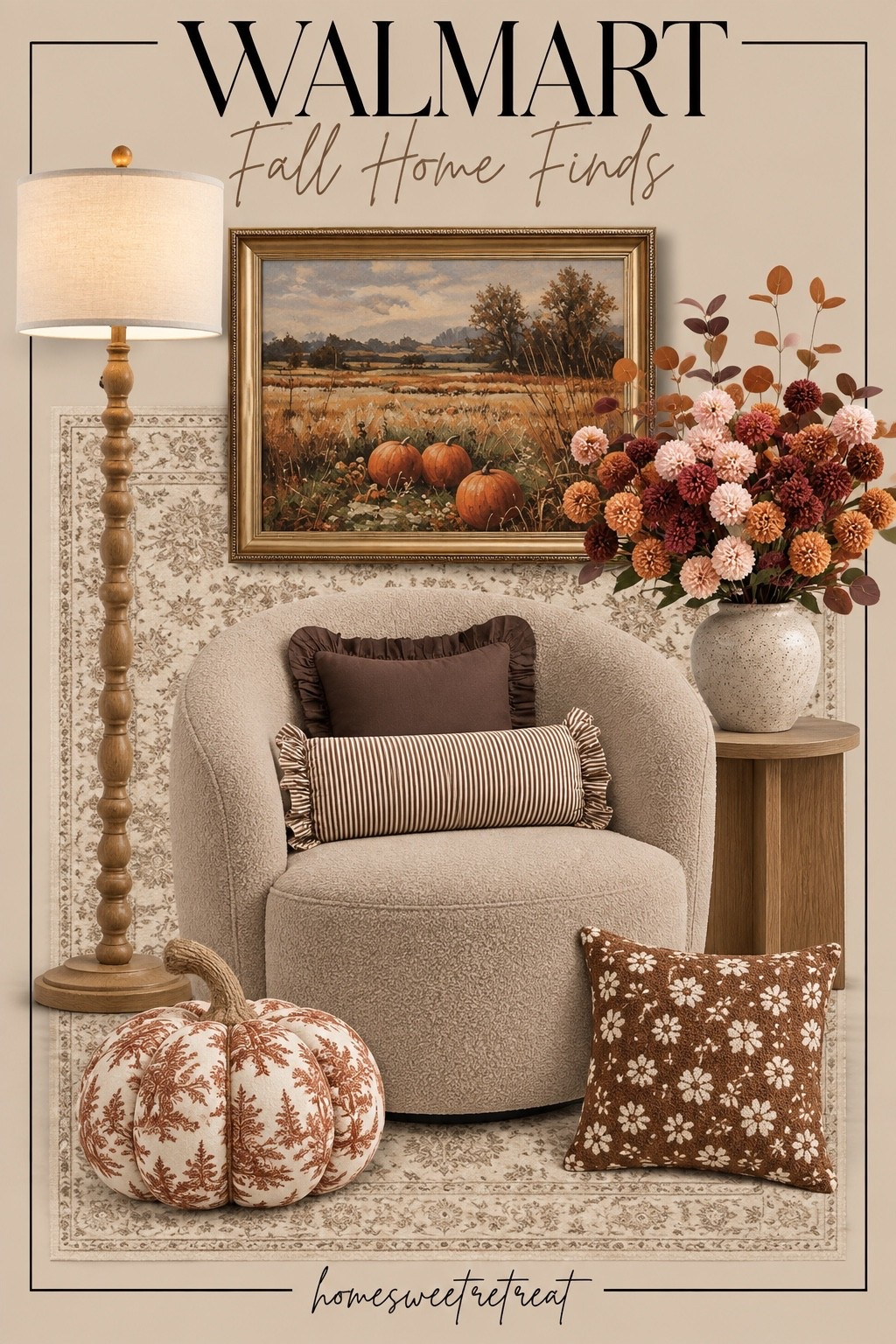Fall finds that look way more expensive than they are. 🤎🍂

A few Walmart pieces I’d actually use to make a home feel warm, layered + collected for fall.

#LTKHome #LTKSeasonal