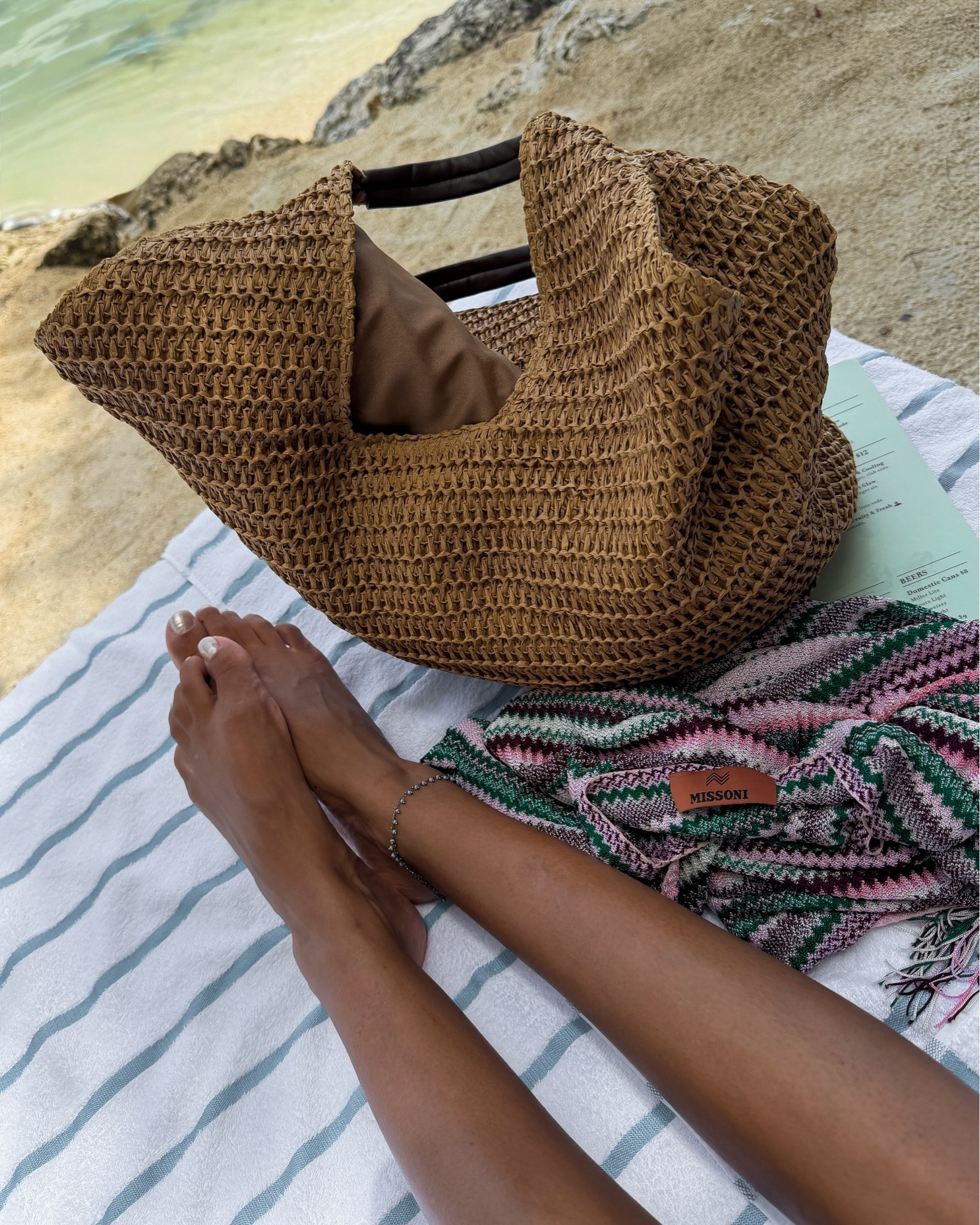 Straw beach tote is a must have

#LTKTravel #LTKootd