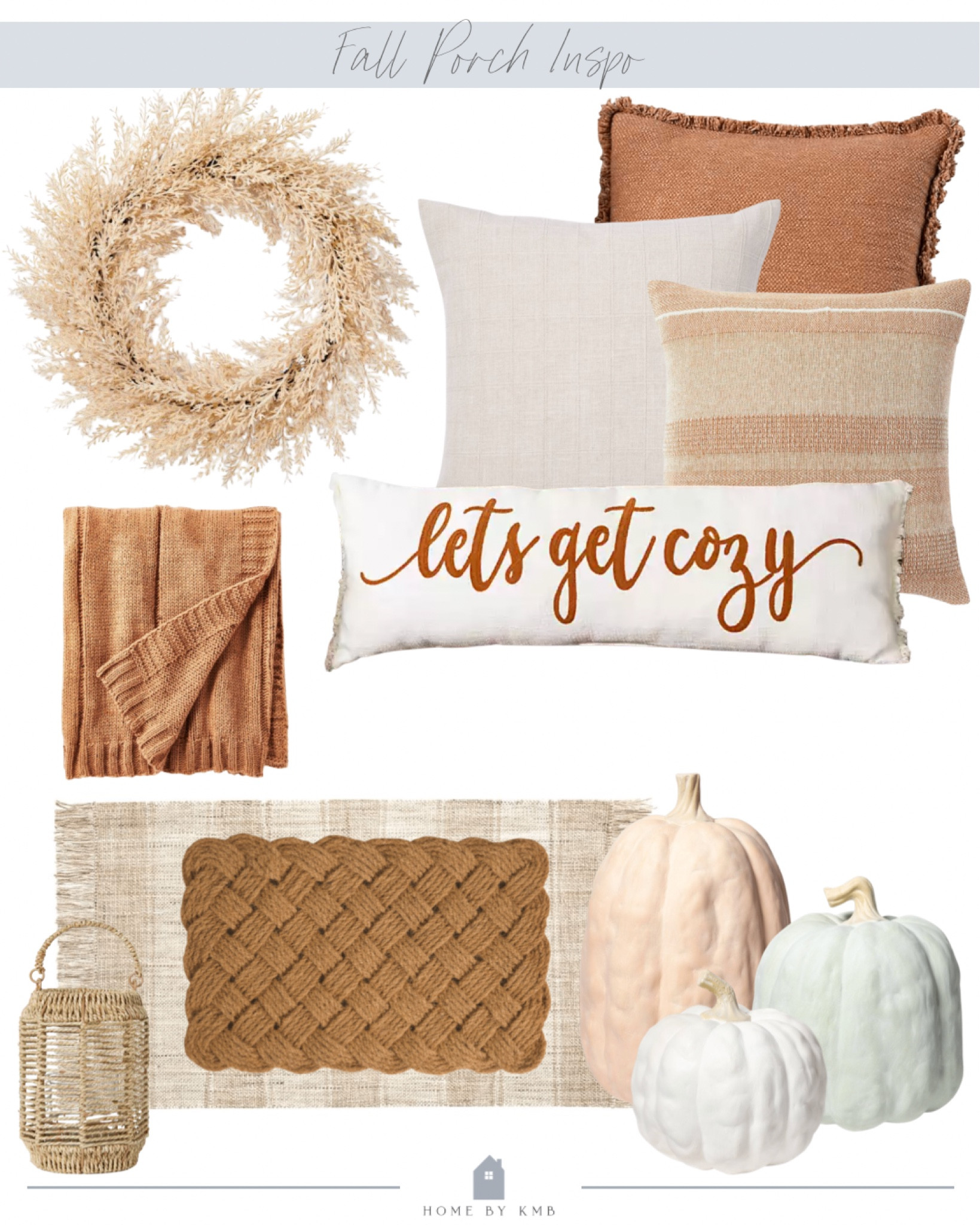 Neutral fall porch decor 

#LTKhome #LTKSeasonal
