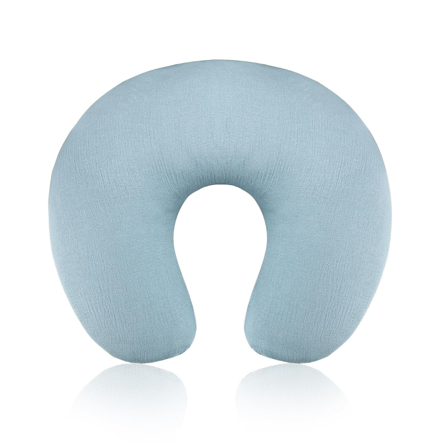 Baby Nursing Pillow Cover, Removeable Breastfeeding Pillow Slipcover, Muslin Nursing Pillow Case ... | Amazon (US)