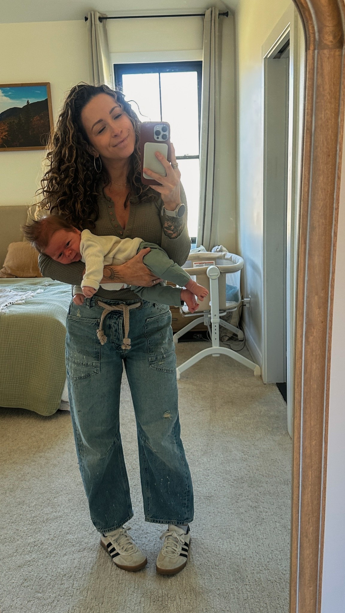 Comfiest barrel jeans!! 