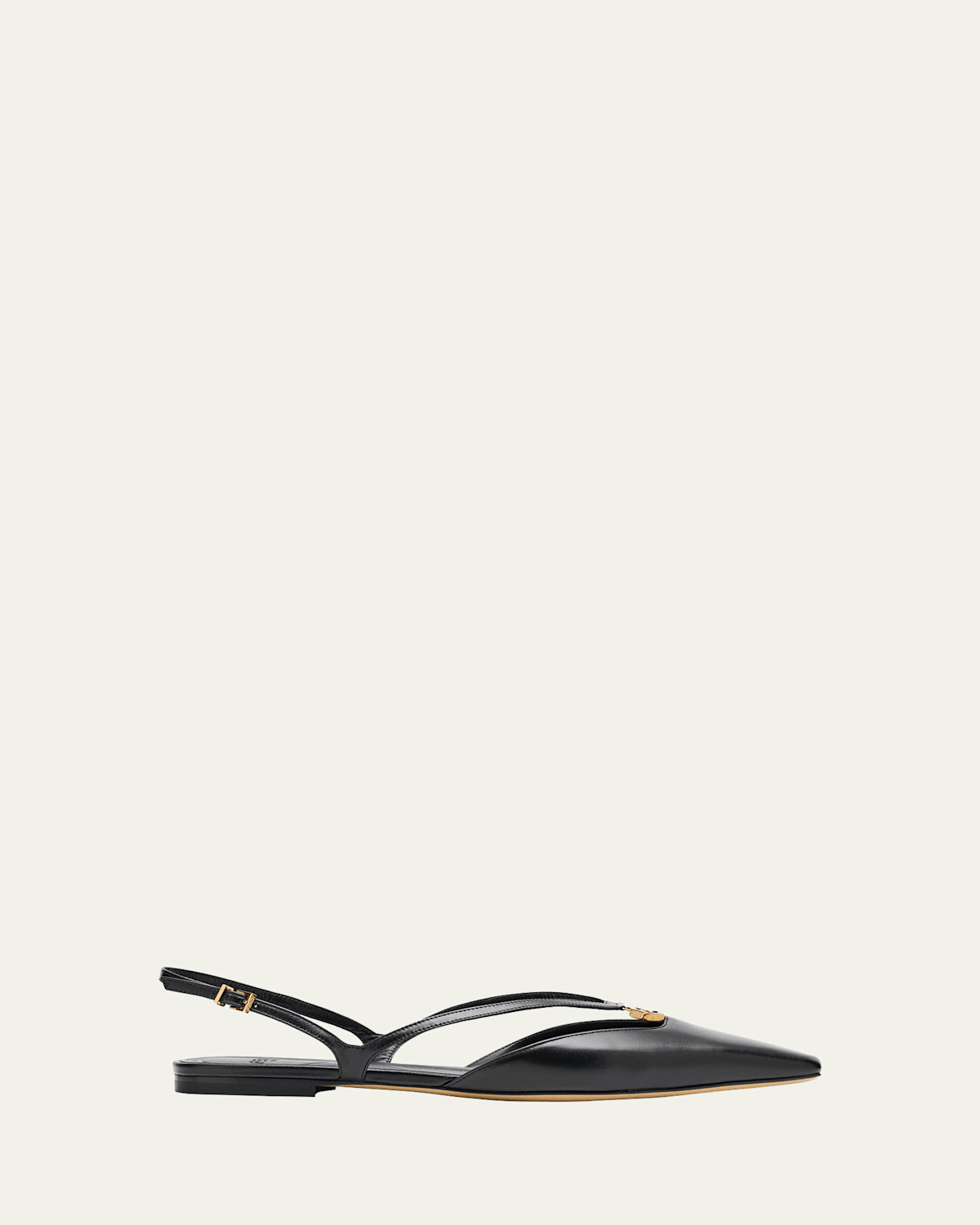 Fold Leather Slingback Flats | Bergdorf Goodman