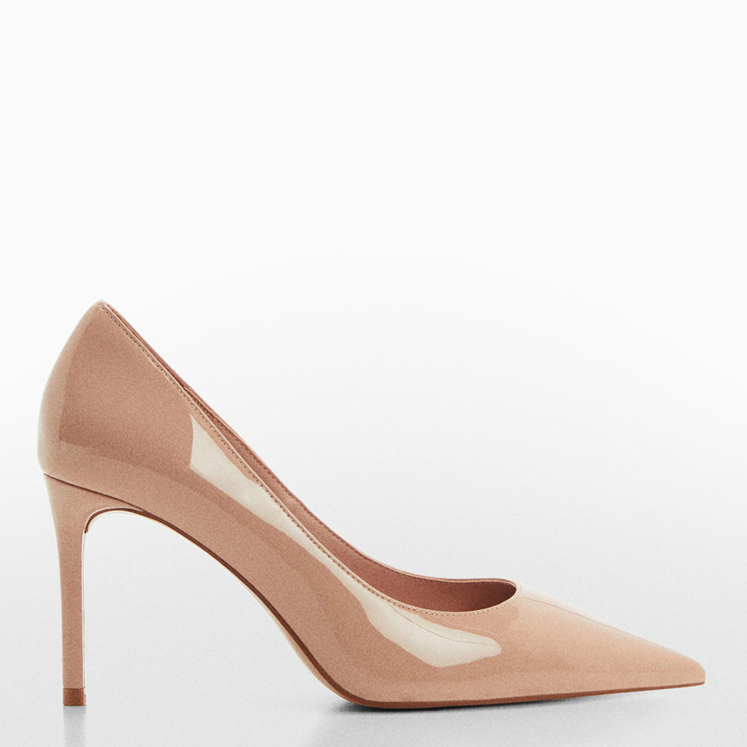 Nude Audrey Pointed Toe Court Shoes | BrandAlley