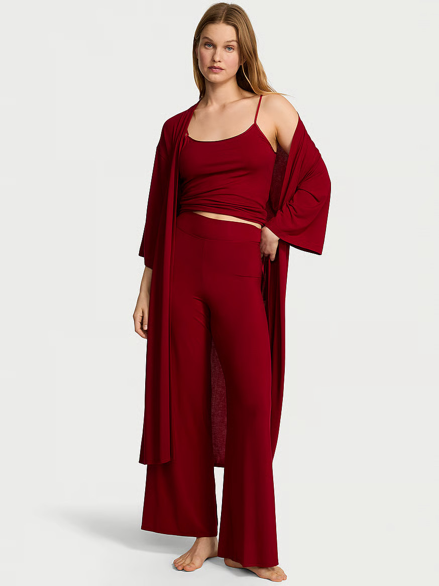 Buy Modal Soft 3-Piece Set, Red Lacquer - Order Pajamas Sets online - Victoria's Secret US | Victoria's Secret (US / CA )