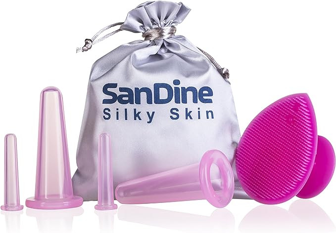 Cupping Therapy Sets - Face Cupping Set - Double Chin Reducer - Facial Cupping System - Silicone ... | Amazon (US)