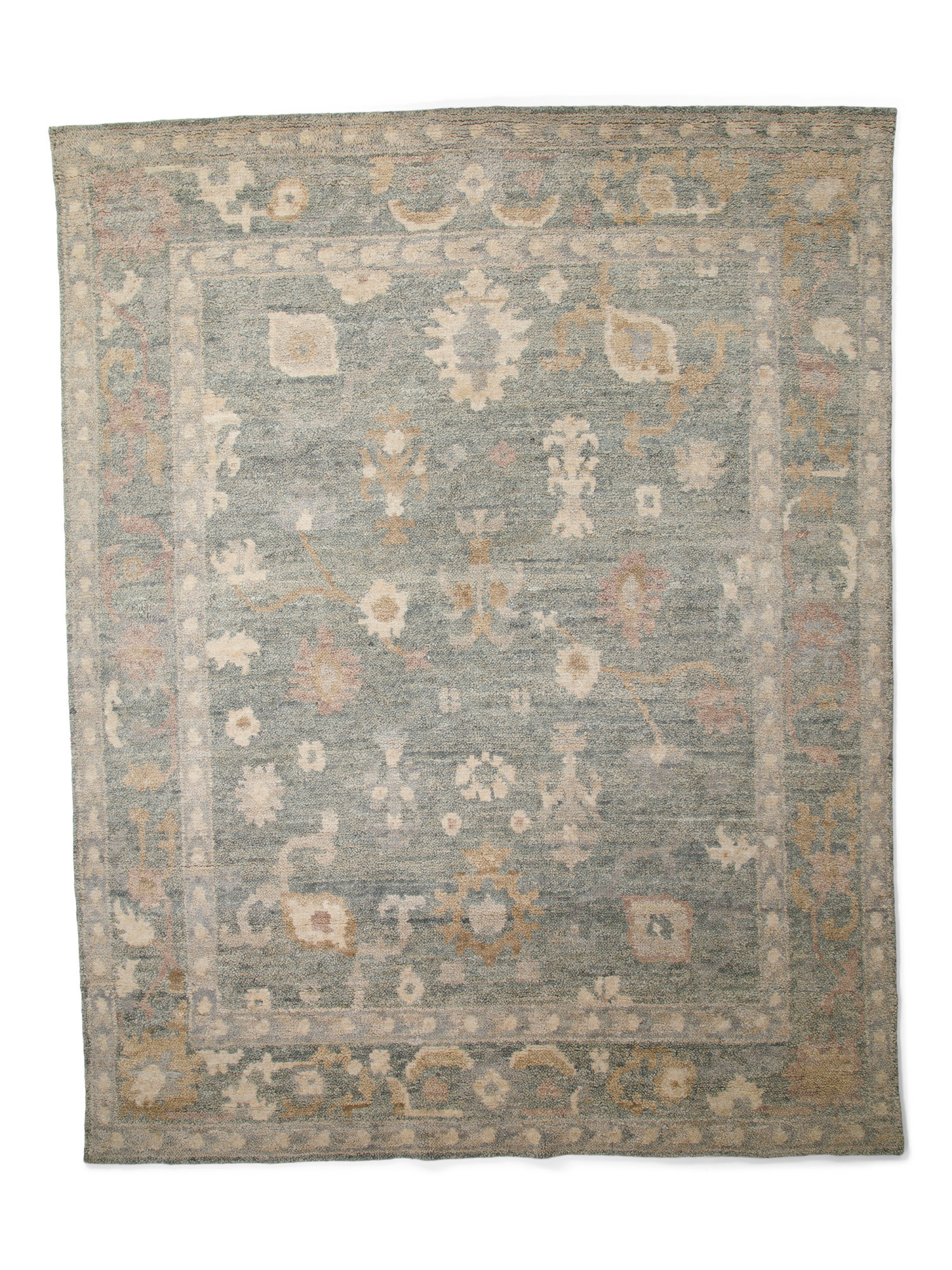 8x10 Hand Knotted Wool Rug | TJ Maxx