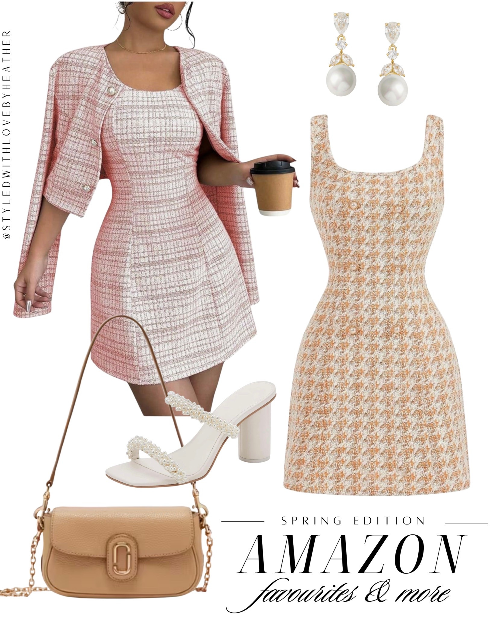 Spring outfits that look expensive… but aren’t 🤍✨

This tweed set is giving effortless chic—structured, feminine, and so timeless for spring. Paired with soft neutrals and delicate accessories, it’s the kind of outfit that instantly makes you feel put together with minimal effort.

Perfect for brunch dates, coffee runs, meetings, or any day you want to look polished and elevated 🌸

Save this for your next outfit inspo & follow me for more luxe-for-less finds ✨

Everything is linked here on my LTK—don’t miss this one 💫

 

 #LTKgrwm #LTKootd #LTKPetite