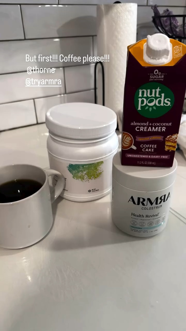 I can't stay my day without coffee!!! Armra and Thorne are a must !!!armra.com/ELISEFIRESTORE#missconnecticutamericastrong #supportingbusinesses #selfcare

#LTKBeauty