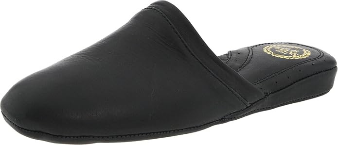 Men's Aristocrat Scuff Slipper,Black,11 M | Amazon (US)