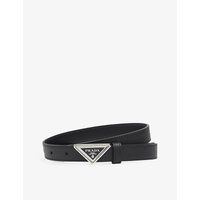 Branded-plaque leather belt | Selfridges