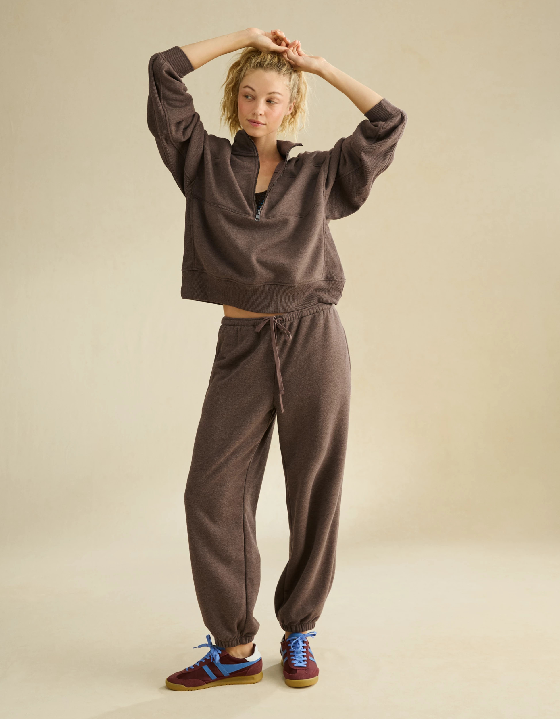 New + Matching Set AE Everyday Luxe Low-Rise Baggy Jogger | American Eagle Outfitters (US & CA)