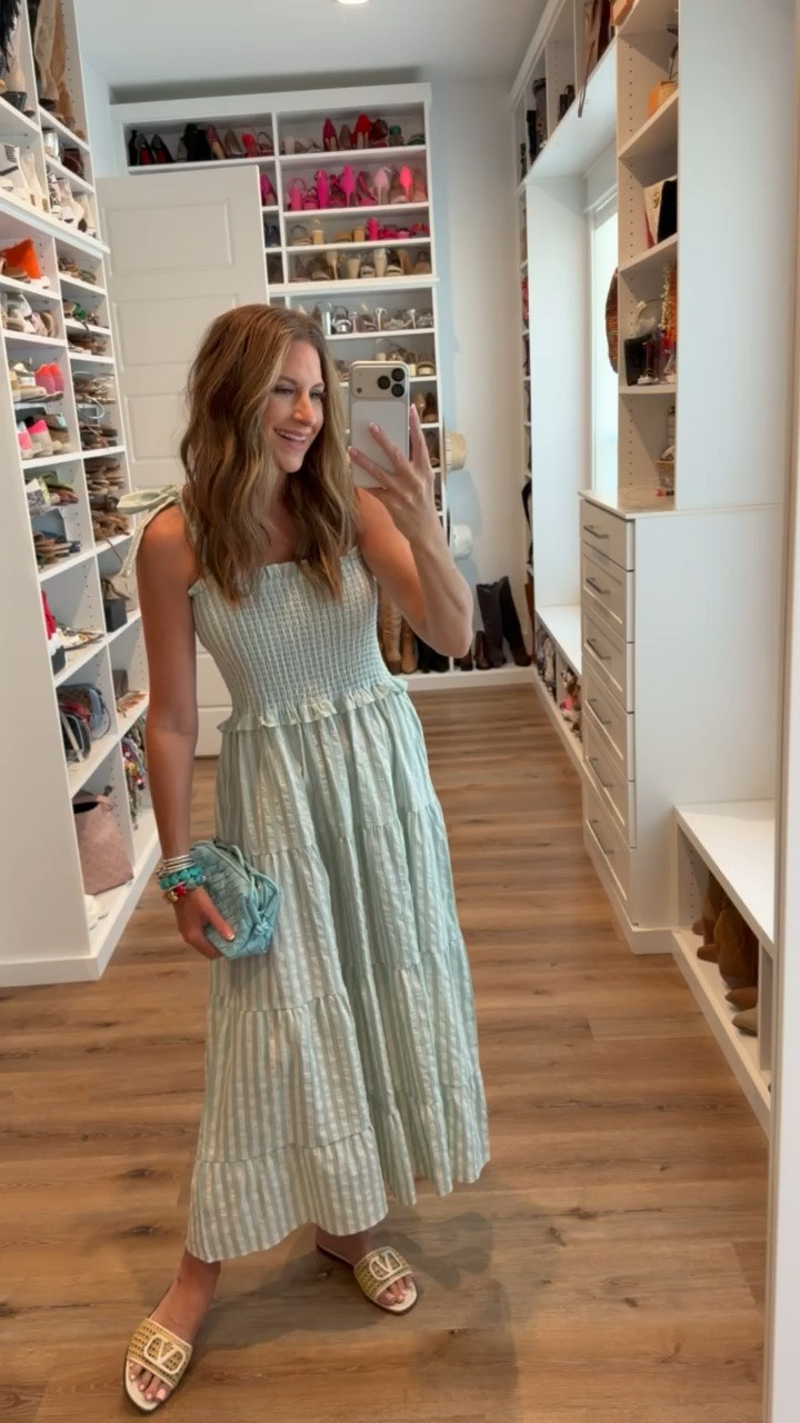 In a small dress, sandals, bag and accessories - fits tts.

#LTKootd #LTKgrwm #LTKSeasonal