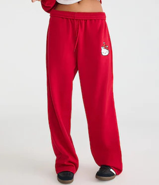 Hello Kitty | Aero Santa Suit Straight Leg Sweatpants | Aeropostale