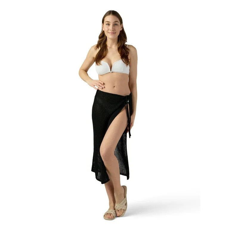 No Boundaries Women's Open Knit Sarong | Walmart (US)