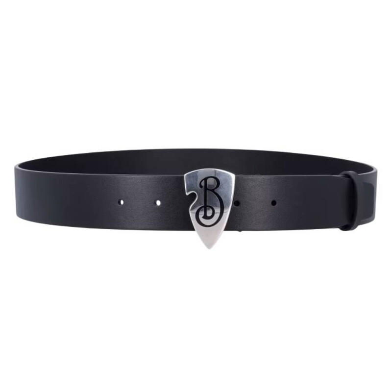 Leather B Shield Belt, Size 90 | Jomashop.com & JomaDeals.com