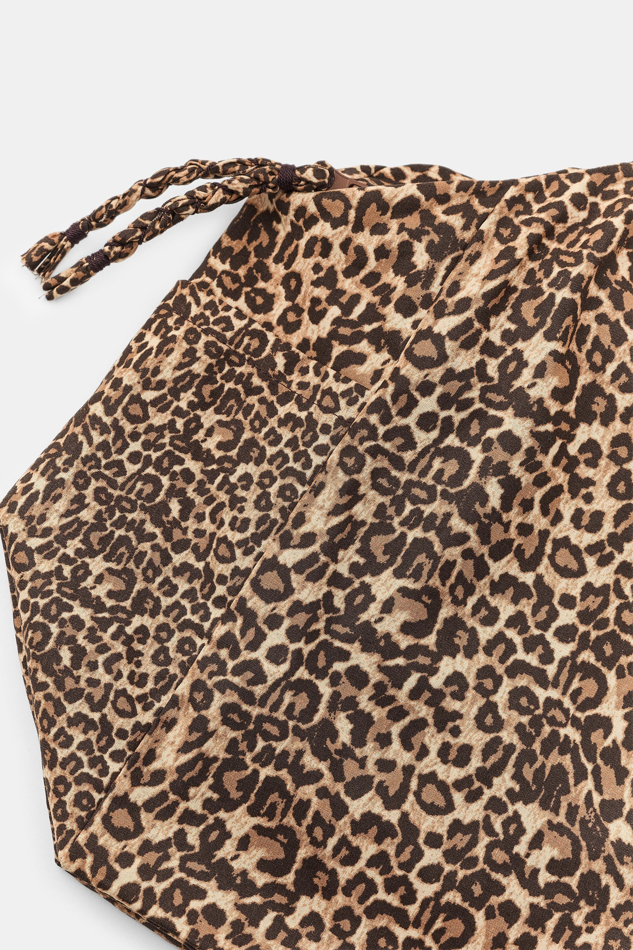 ANIMAL PRINT COTTON MAXI BAG | Zara UK