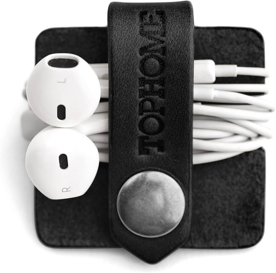 TOPHOME Cord Organizer Earbud Holders Earphone Wrap Earphones Organizer Headset Headphone Earphon... | Amazon (US)