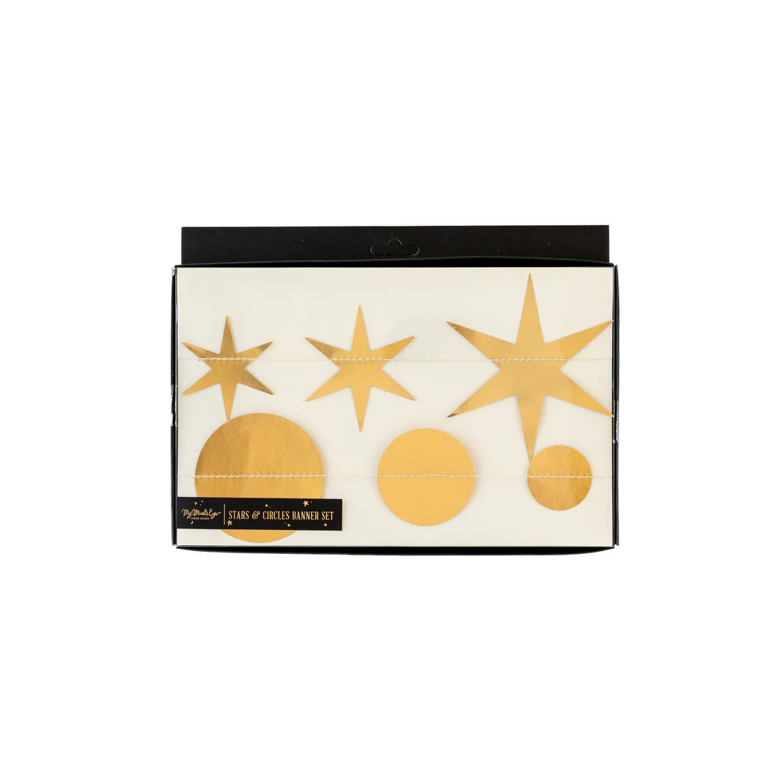 Tuxedo Star & Circle Banner Set | My Mind's Eye