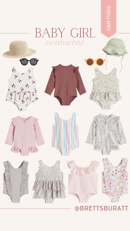 Baby and toddler girl swimwear under $25 || H&M finds, swimsuit, kids swim, baby swim, sunglasses, hats

#LTKswim #LTKbaby #LTKkids