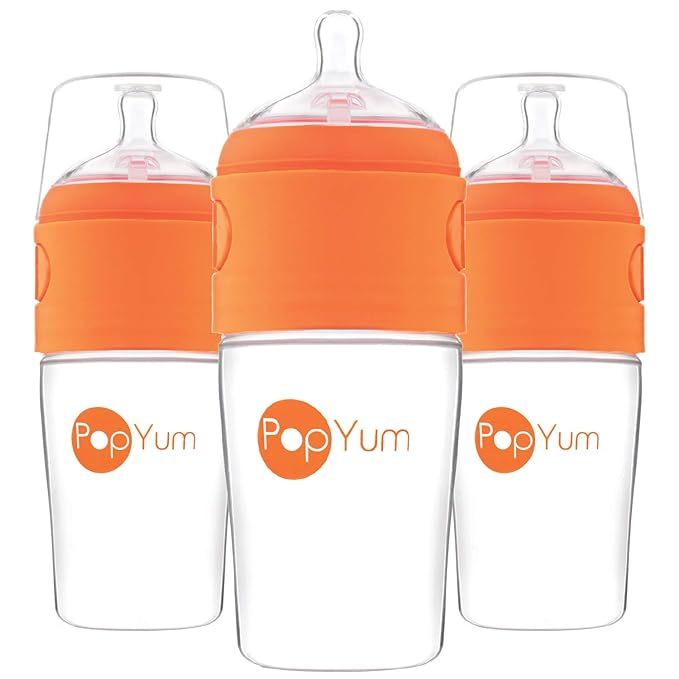 PopYum 9 oz Anti-Colic Formula Making / Mixing / Dispenser Baby Bottles, 3-Pack | Amazon (US)