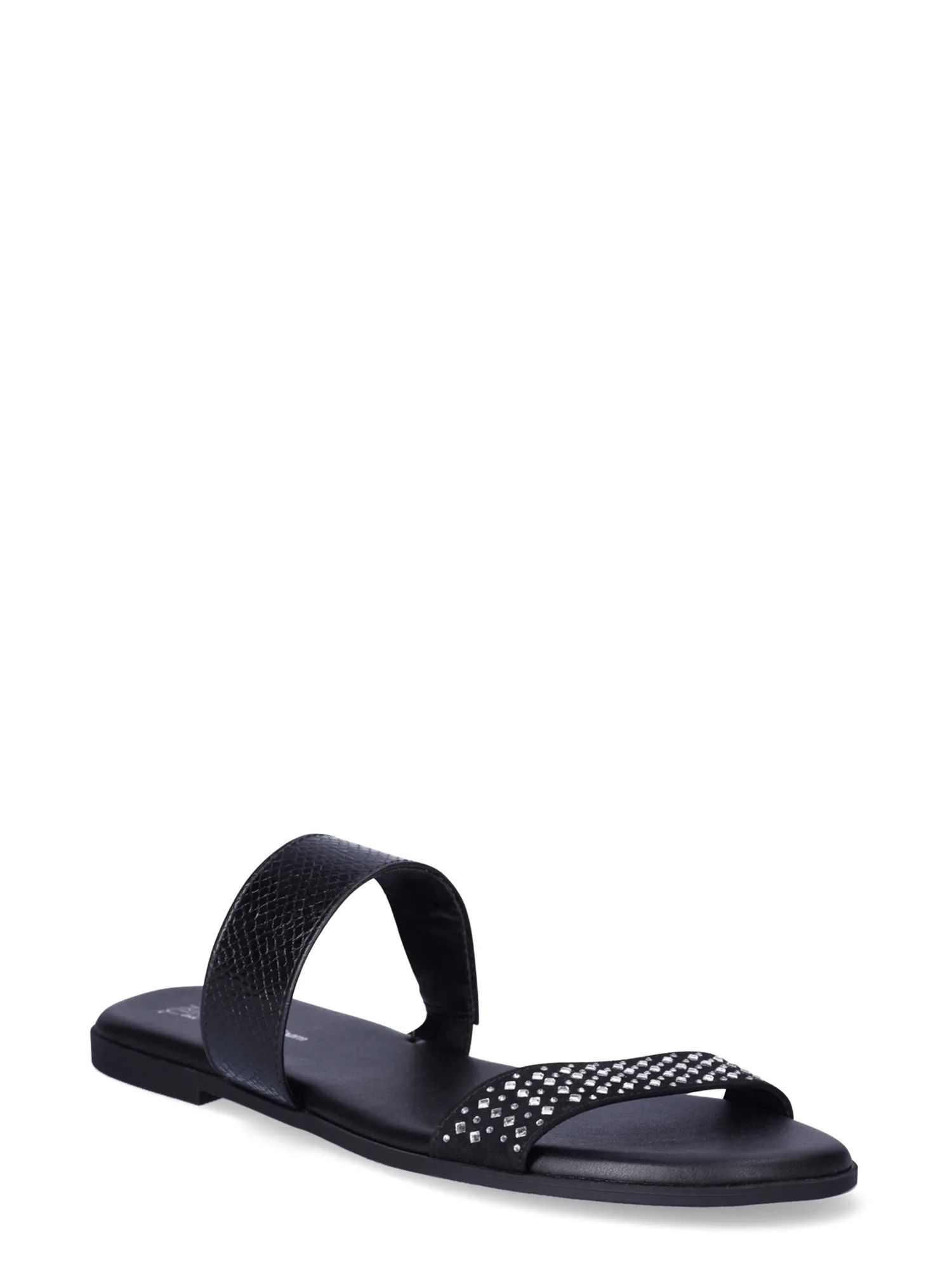 Time and Tru Women's Core Two Band Sandal | Walmart (US)