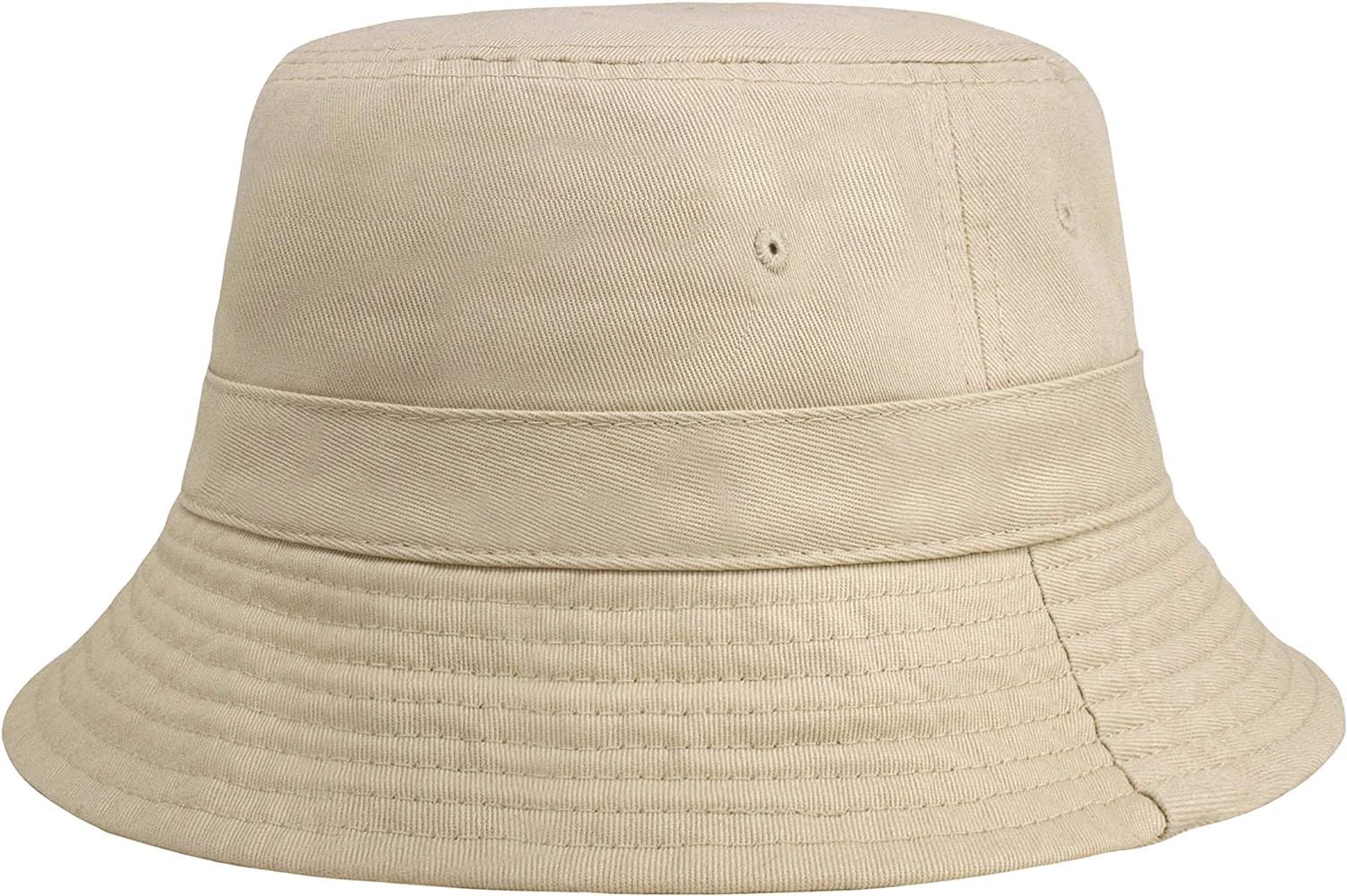 Hot Summer Bucket Hat - Trendy Cotton Sun Hat for Beach, Golf, Fishing - Fun Outdoor Vacation Boo... | Amazon (US)