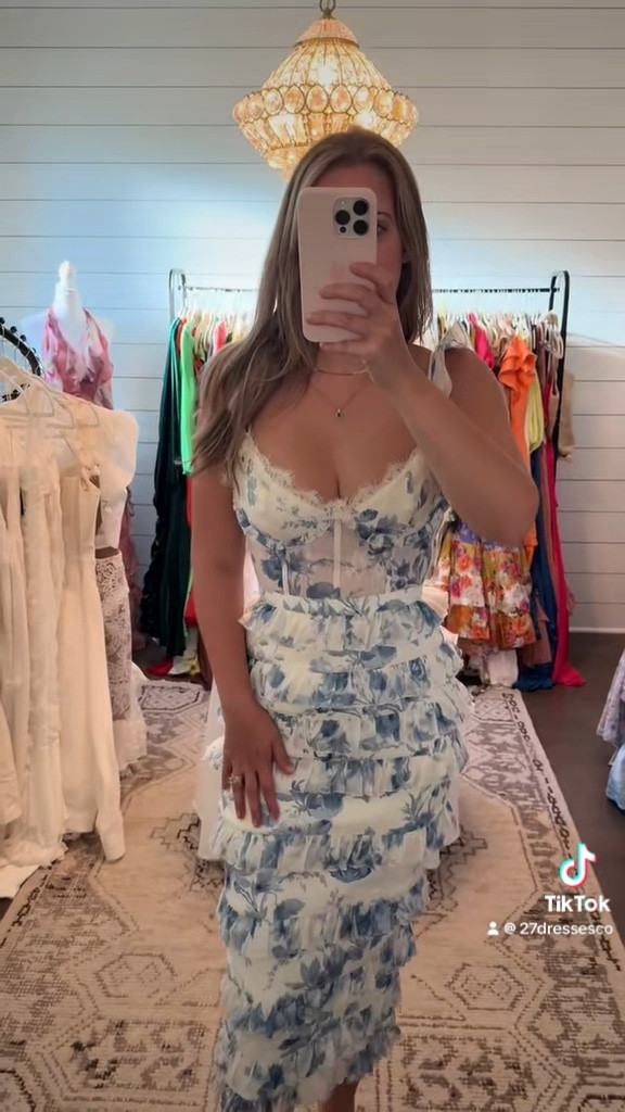 Something blue before I do 🩵 third dress is LoveShackFancy and sold out everywhere—available for rent along with all of the other styles on our website 27dressesco.com

#LTKVideo #LTKWedding #LTKSaleAlert