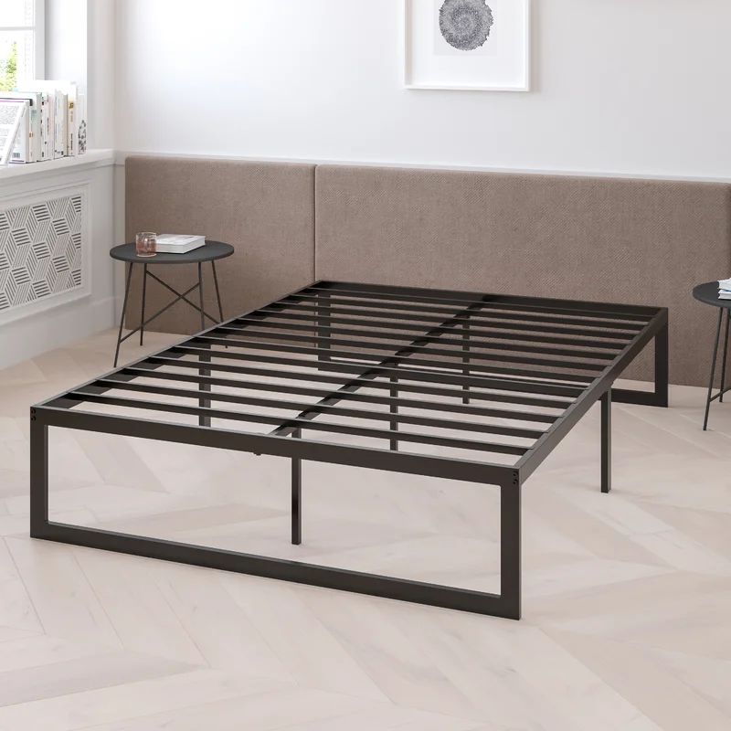 Tabares 14'' Steel Platform Bed | Wayfair Professional