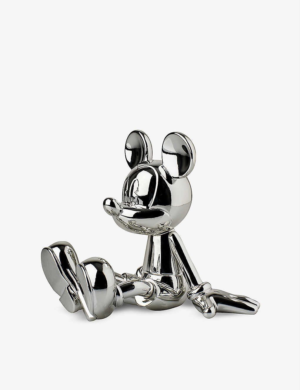 Resting Mickey Mouse chrome figurine 12cm | Selfridges