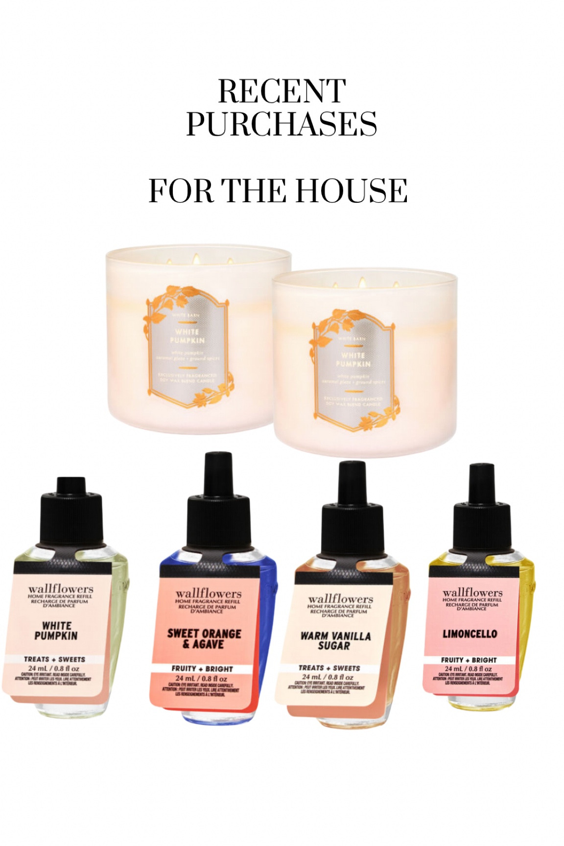 We love a good sale! 
Grabbed some wallflowers -$2.95!? Yes please. Also, this is the ONLY pumpkin candle I can tolerate, grabbed 3!

#LTKHome #LTKSeasonal #LTKSaleAlert