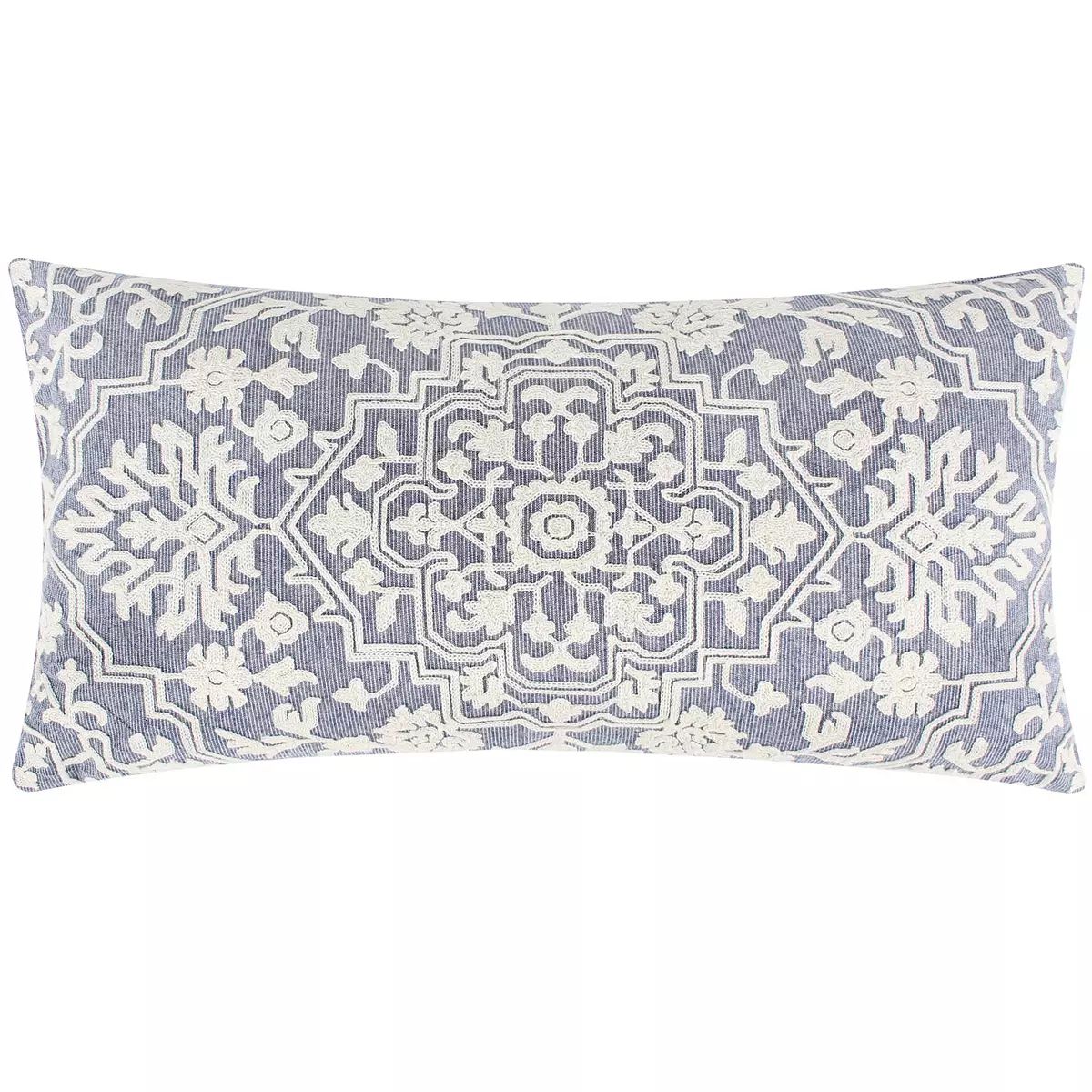 Levtex Home Emel Grey Embroidered Throw Pillow | Kohl's