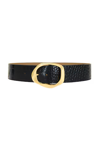B-Low the Belt Edmond Croco Belt in Black & Gold from Revolve.com | Revolve Clothing (Global)