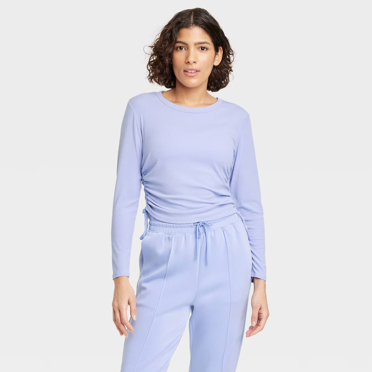 Women's Side Cinch Long Sleeve Top - All In Motion™ | Target