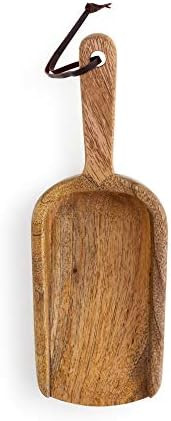 Amazon.com: Demdaco Natural Brown 12 x 4 Mango Wood Popcorn Scoop with Loop: Home & Kitchen | Amazon (US)