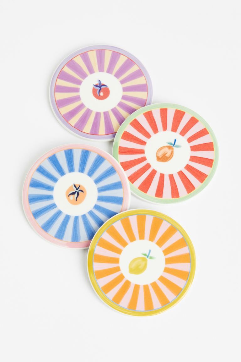 4-pack Porcelain Coasters | H&M (US + CA)