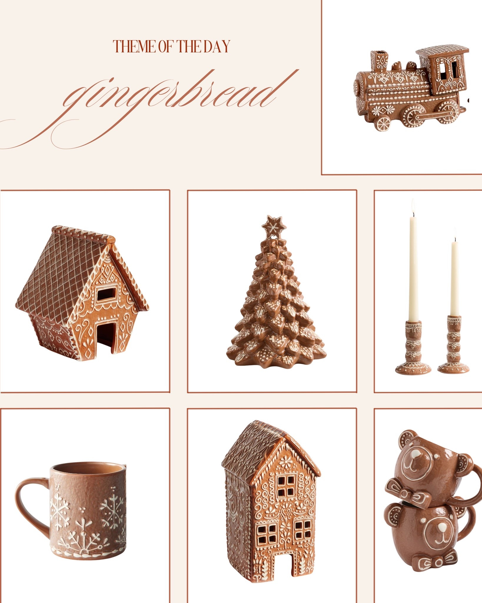 today’s theme: gingerbread 🤎
cozy, nostalgic, and the sweetest way to add warmth to your holiday decor. everything linked here.

#gingerbreaddecor #holidayhome #neutralchristmas #ltkhome #casachicollo #holidayinspo #cozyseason


#LTKHome #LTKHoliday #LTKSeasonal