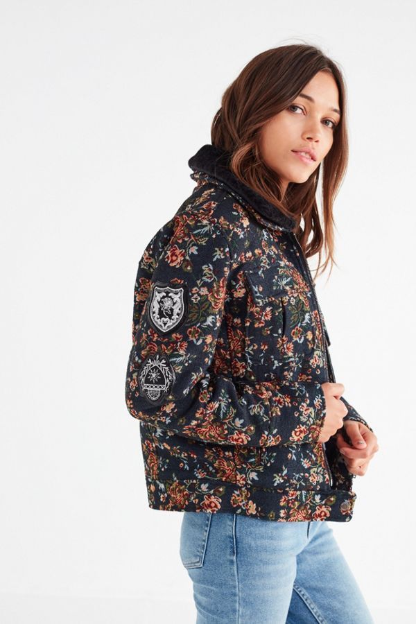 BLANKNYC Tapestry Flight Jacket | Urban Outfitters US