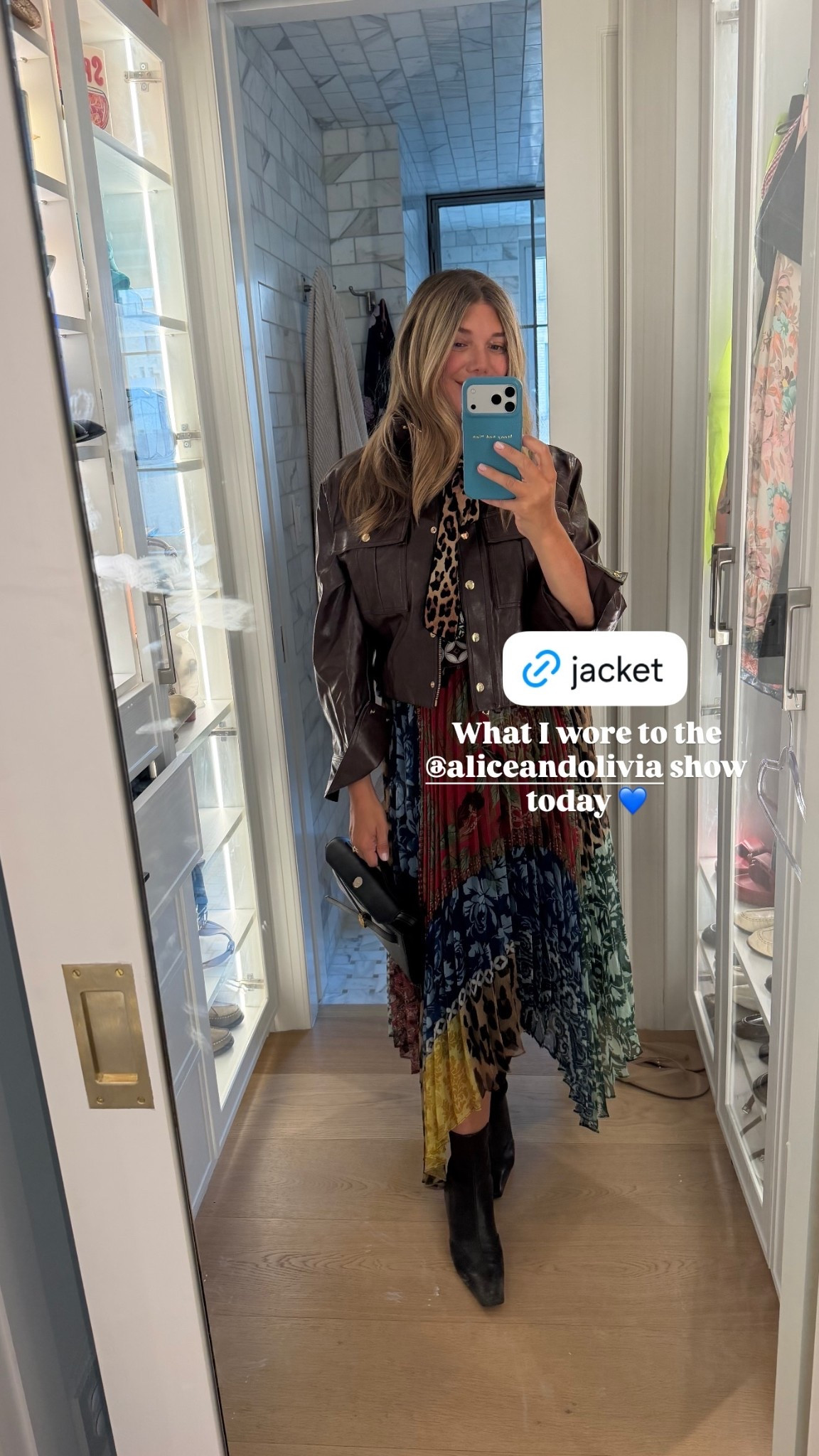 What I wore to the @aliceandolivia show today 💙

#LTKNYFW #LTKootd #LTKSeasonal