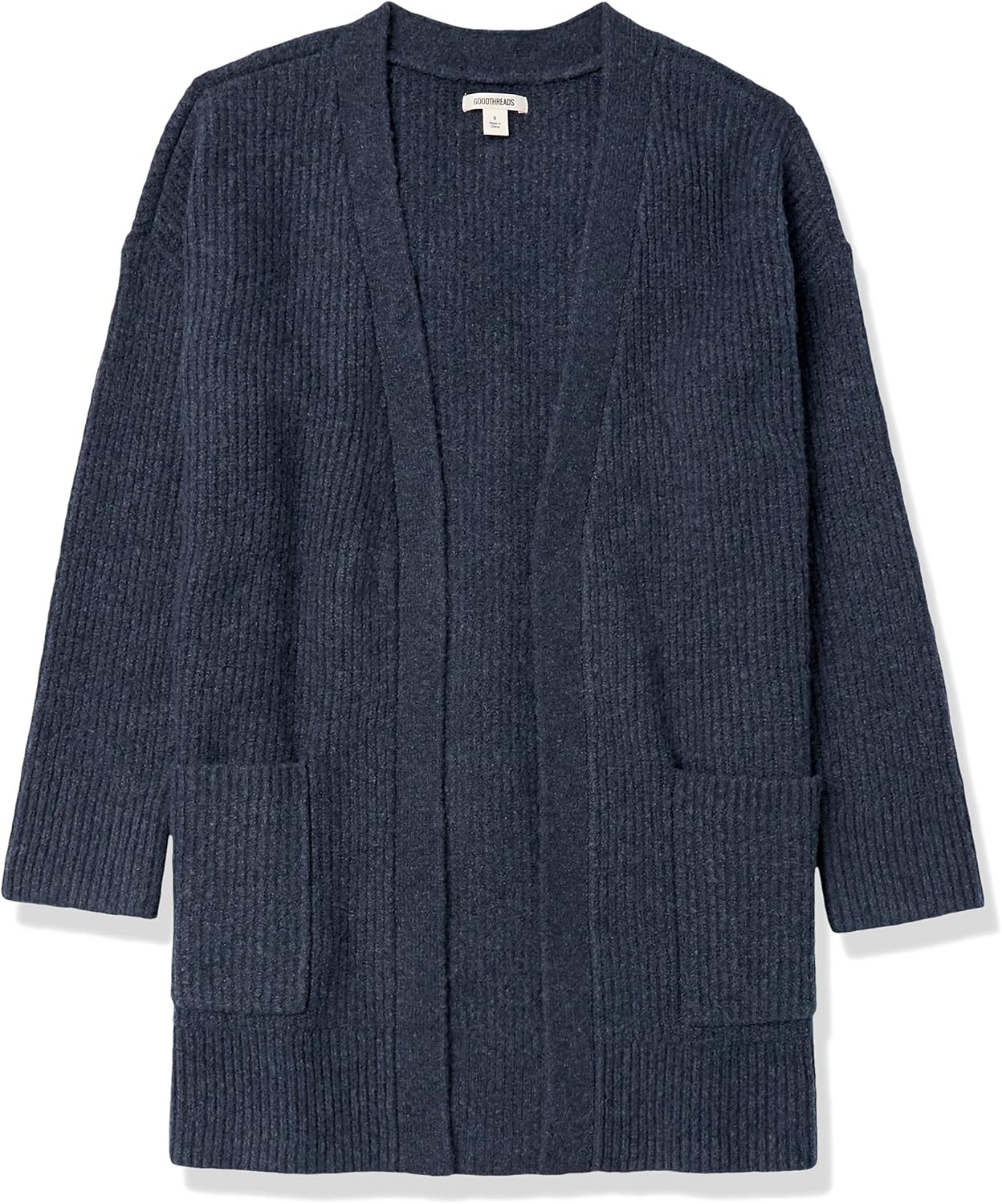 Goodthreads Women's Oversized Boucle Shaker Stitch Cardigan Sweater | Amazon (US)