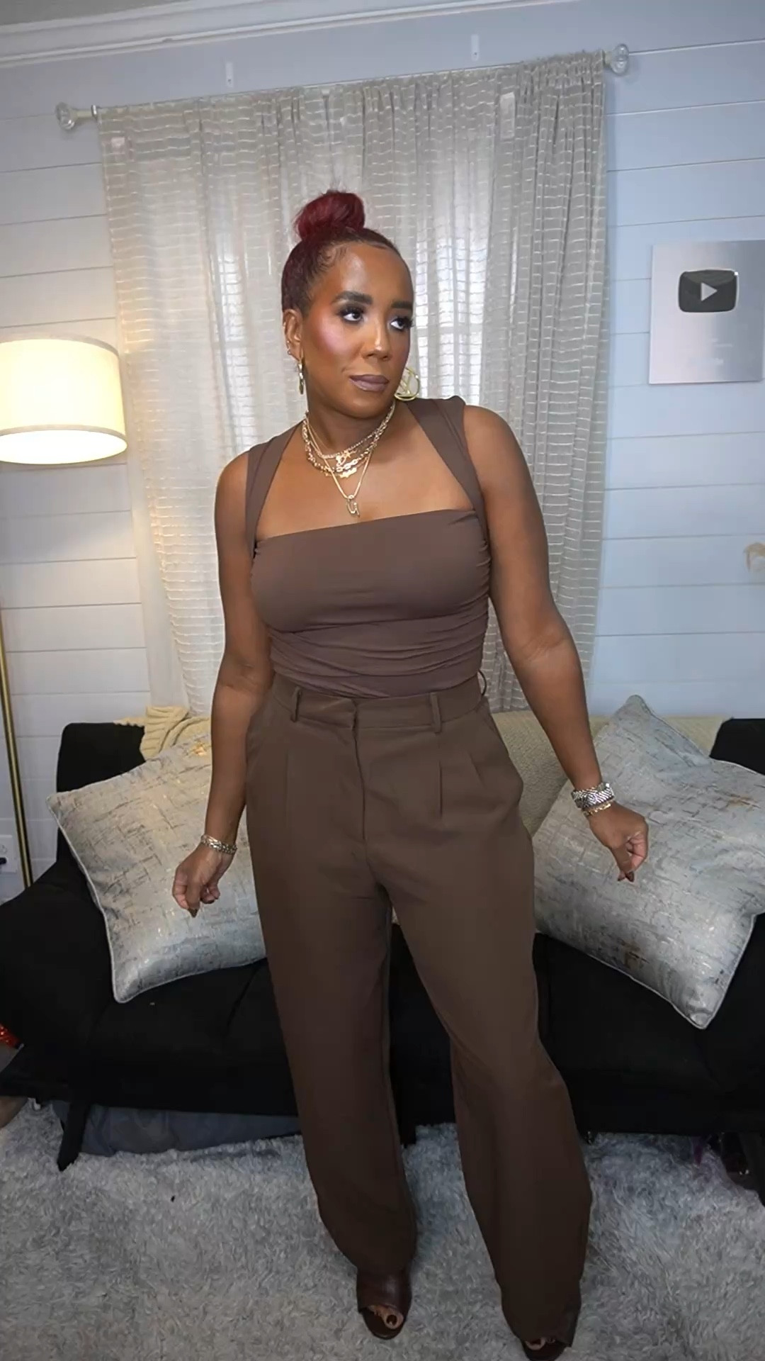 Amazon trousers that look designer but are under $40 👏🏽
✨ High-waisted
✨ Wrinkle-proof + breathable
✨ Two inseams (petite/tall friendly)
✨ Sizes XS–XL
Styled 6 ways — perfect for work, travel, and girls’ night out 💼🖤 khaki size large all others are medium 

#AmazonFashion #LTKFinds #LTKFall #AffordableStyle #WorkwearChic #WideLegTrousers #AmazonMustHaves #OfficeStyle #AmazonOOTD #GraceInTheEveryday

#LTKStyleTip 

Follow my LTK @AdrianneMG on the @shop.LTK app to view this post and get my exclusive app-only content!

#liketkit #LTKWorkwear #LTKOver40 #LTKMidsize