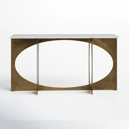 Giles 60-inch Console Table Best Sculptural Console Tables