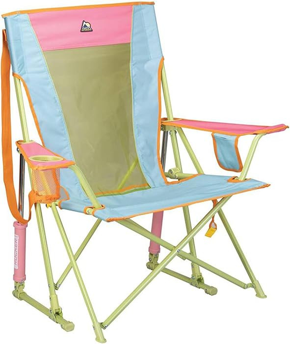 GCI Outdoor Comfort Pro Rocker Camping Chair | Portable Folding Rocking Chair with Durable Armres... | Amazon (US)