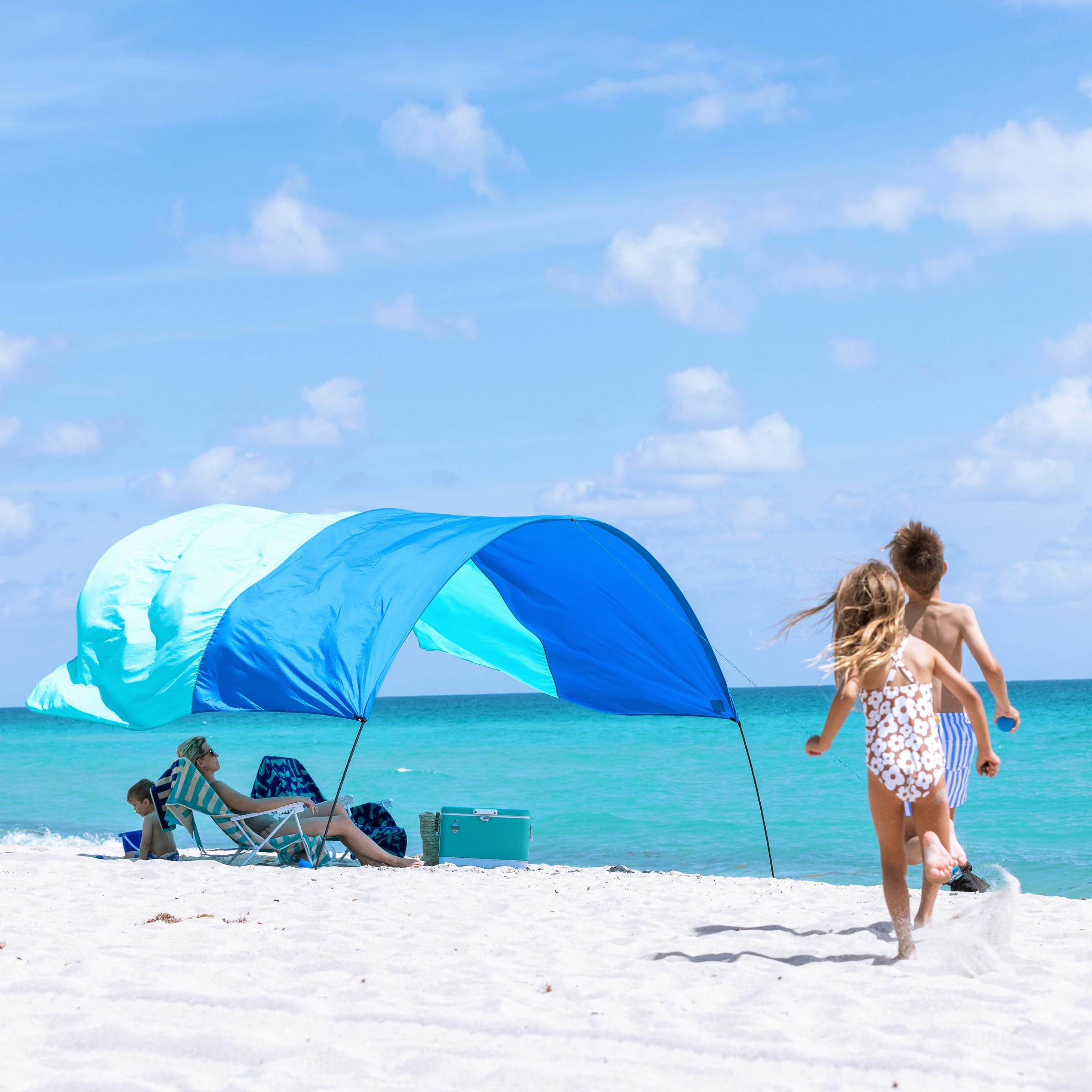 Shibumi Shade 3.0 Version | Wind-Powered Beach Tent Shade Canopy | Sets Up in 3 Mins | 150 Sq. Ft... | Amazon (US)